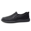 Summer Men's Casual Hollow Out Walking Shoes Breathable Driving Soft Bottom Leather Slippers Business Casual Shoes