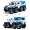 1/24 Scale Shaman 8X8 Alloy Car Model Light & Sound Effect Diecast Car Toys for Boys Birthday Gift Kids Toys Car Collection