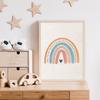 Boho Aquarell Süße Regenbogen Herzen Sonnenschein Kindergarten Poster Drucke Leinwand Malerei Wand Kunst Bilder Baby Zimmer Home Decor