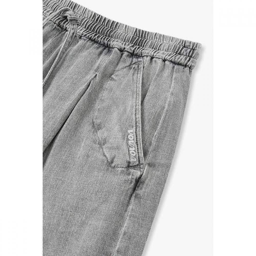 Vov Pintuck String Banding Denim Shorts  7156255009 