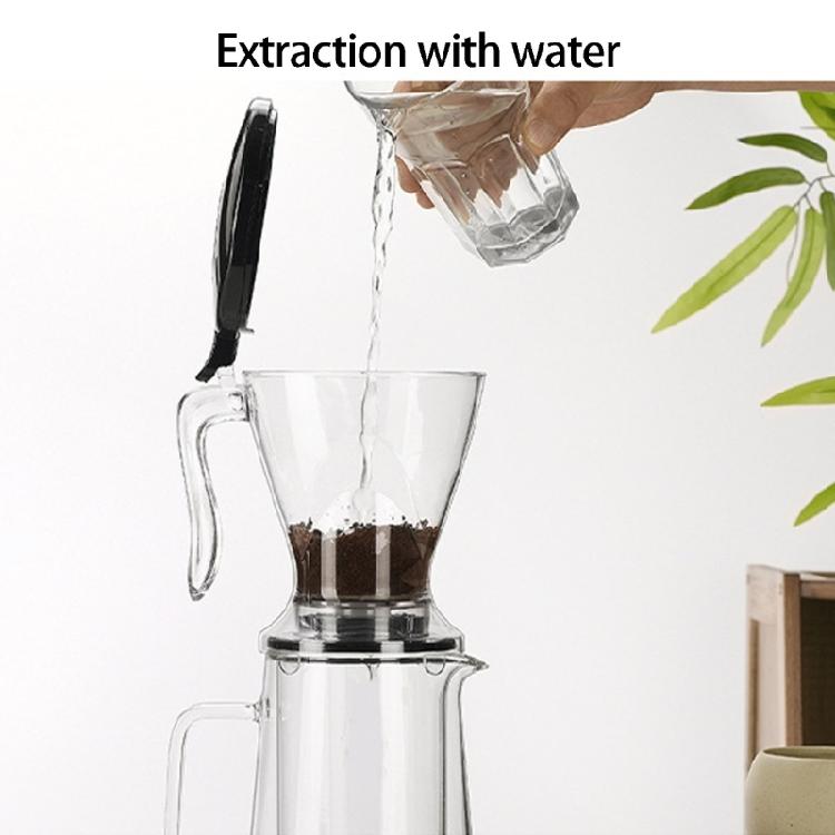 Large Capacity 650ML Glass Coffee Filter System Drips Filter Cup & Sharing Pot Perfect For Entertaining Guests At Homes