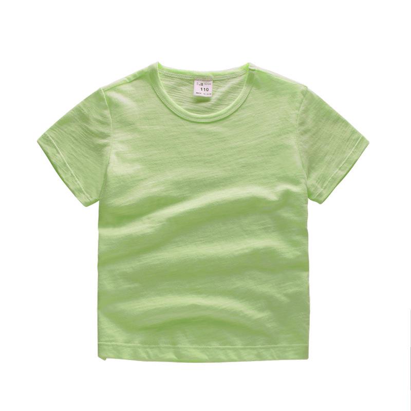 Michun 2025 T-shirt respirant à manches courtes pour enfants en coton de bambou