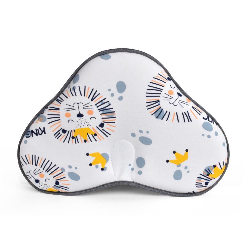Infant Anti-Flat Head Shaping Pillow, Washable Silicone for 0-2 Years