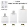 Travel Bottles Empty Squeeze Bag Refillable Lotion Dispenser Bag Shampoo Toiletries Liquid Cosmetic Container Storage Pouch