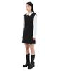 Catharsis Contrast Corset Collar Dress Black One Size