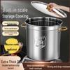 Commercial 304 Stainless Steel Soup Pot with Lid