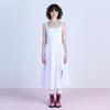 Wove Moment Asymmetrical Drape Maxi Dress White Wbcsop006Wh