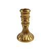 Decorative European Style Pillar Candlestick Non-slip Gold Adornment Candle Stand Bronze Vintage Table Candle Holder Party