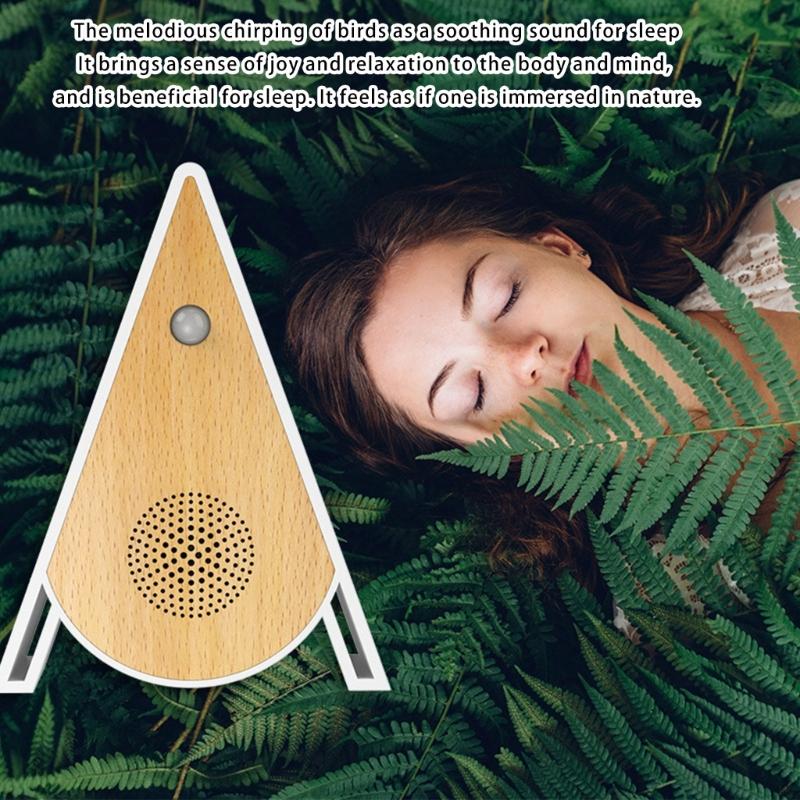 Bewegungssensor-aktivierte Vogelzwitscher-Soundbox mit Bewegungssensoren, tragbar, mit Aufhängeloch für Reisen, Meditationen