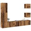 VidaXL 5-piece Wall-Mounted TV Unit Set Old Wood Engineered Wood, Tv Cabinet, Media Unit, Tv Console, Furniture 3329201