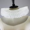 Women Girls Victorian Elizabethan Ruffled Neck Collar Silky Fake Collar Choker Vintage Webbing Neck Ruff Cosplay Costume