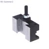 {Summer2} {Summer2} 250‑001 250‑002 Quick Changing Tool Post CNC Turning High Carbon Steel Lathe Tool Holder
