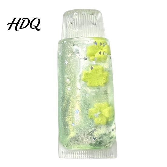 Relaxation Squeeze Toy Clear Glitter Toothpaste Tube Toy Stress Relief Fruit Hand