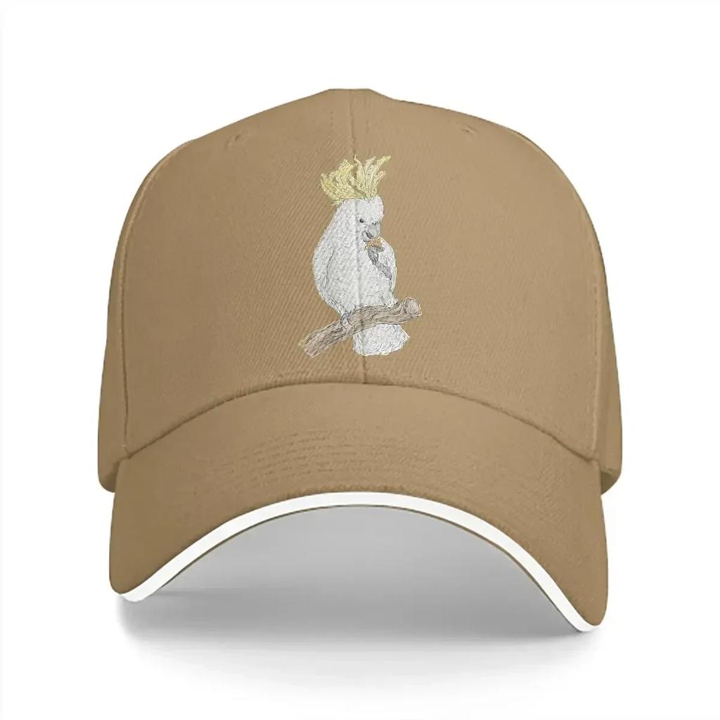 Cockatoo Baseball Cap Unisex Hats Women Visor Protection Snapback Parrot Birds Pet Caps