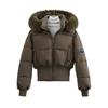 Women's fleece thickened casual cotton-padded clothes fashion hooded big fur collar cotton jacket winter new