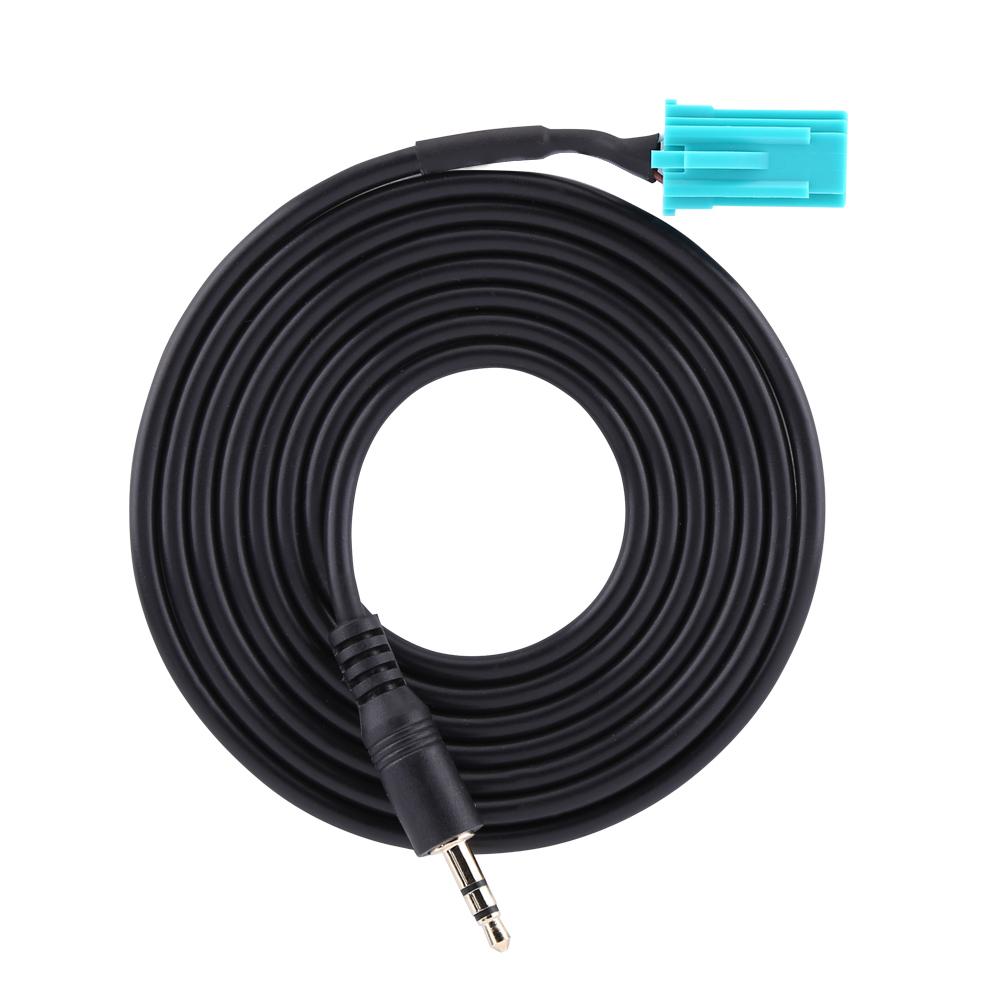 Car 6 Pin to 3.5mm Connector Auxiliary Cable For Renault Update List Automobile Data Line