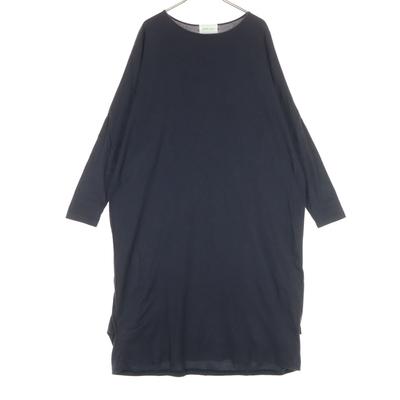 HUIS. In House Long Sleeve Long Dress F Navy System Women Used