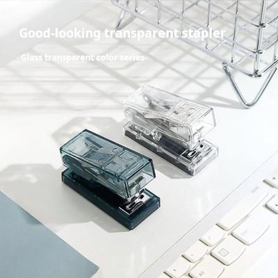 Desk Mini Stapler (without Staples), Small Stapler for Classroom Desktop Teacher Travelling