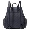 MICHAEL KORS Jet Set Logo Coated Canvas Backpack Large Women's Dark Gray