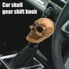 Totenkopf Schaltknauf Manuelles Auto Totenkopf Schalthebel Fahrzeuginnenraum Harz Skelett Horror Dekoration Für Limousine LKW Minivan Taxi