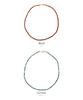 VINGTAINE Natural Stone Bead Necklace - Simple, Casual, and Natural Style for Adults - Women's - C3374-GN-