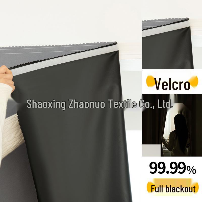 Velcro 2025 Blackout Curtains - Punch-Free, Self-Adhesive Sunshade for Bedroom