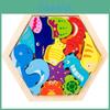 Wooden 3d Puzzle For Children Featuring Farm Animal Shapes To Enhance Shape Recognition Skills