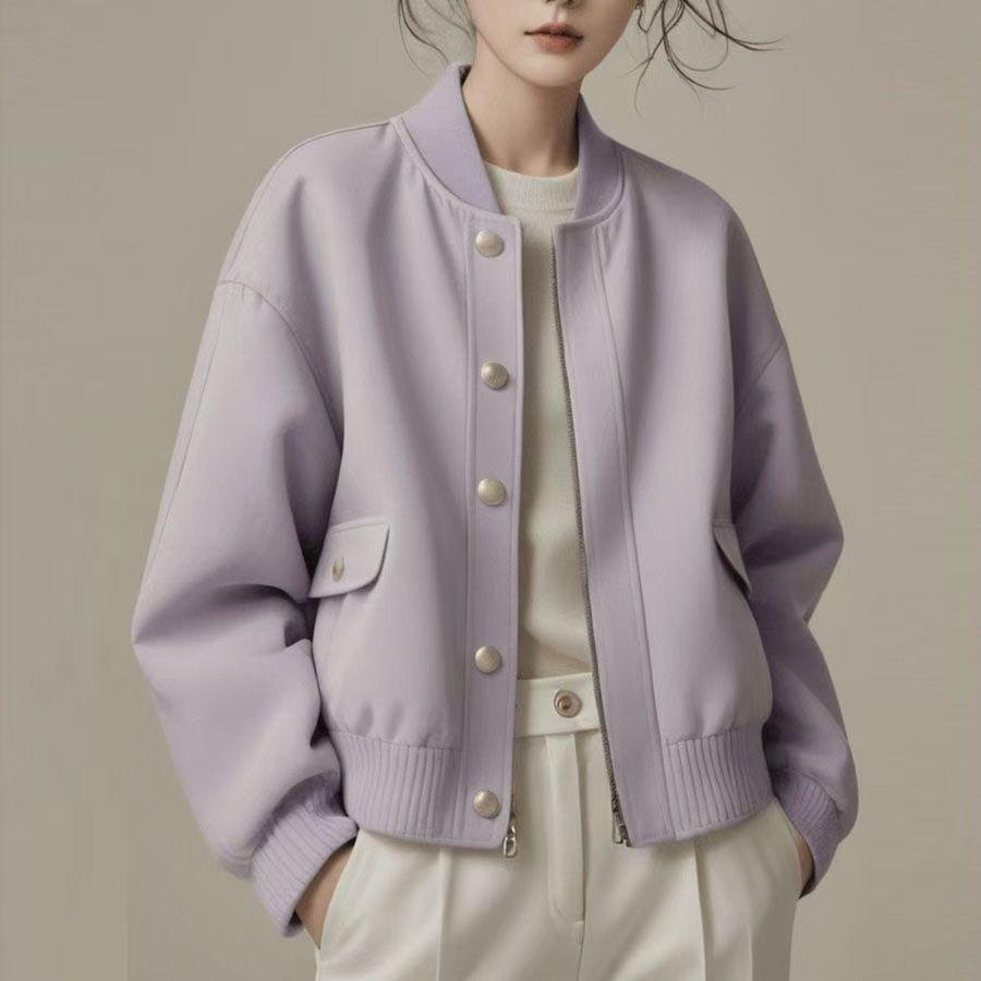 Женский Весенний Новый Корейский Стиль Свободный Покрой Стройнящий Дизайн Модный Повседневный Топ S