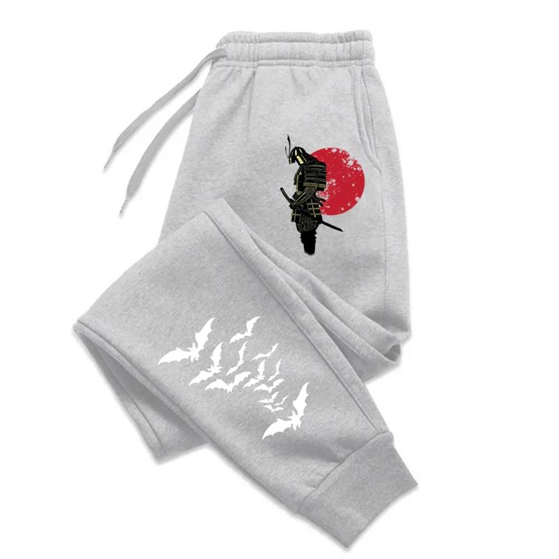 

Anime Samurai Print Men s Sport Pants with Pocket Running Training Pants Fall and Winter Jogging Pants 2XL