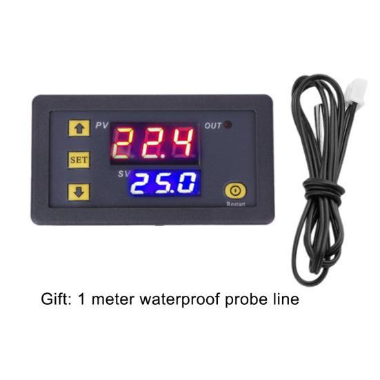 Termostato digital LCD W3230 DC 12V 20A Controlador de alarme de temperatura e regulador