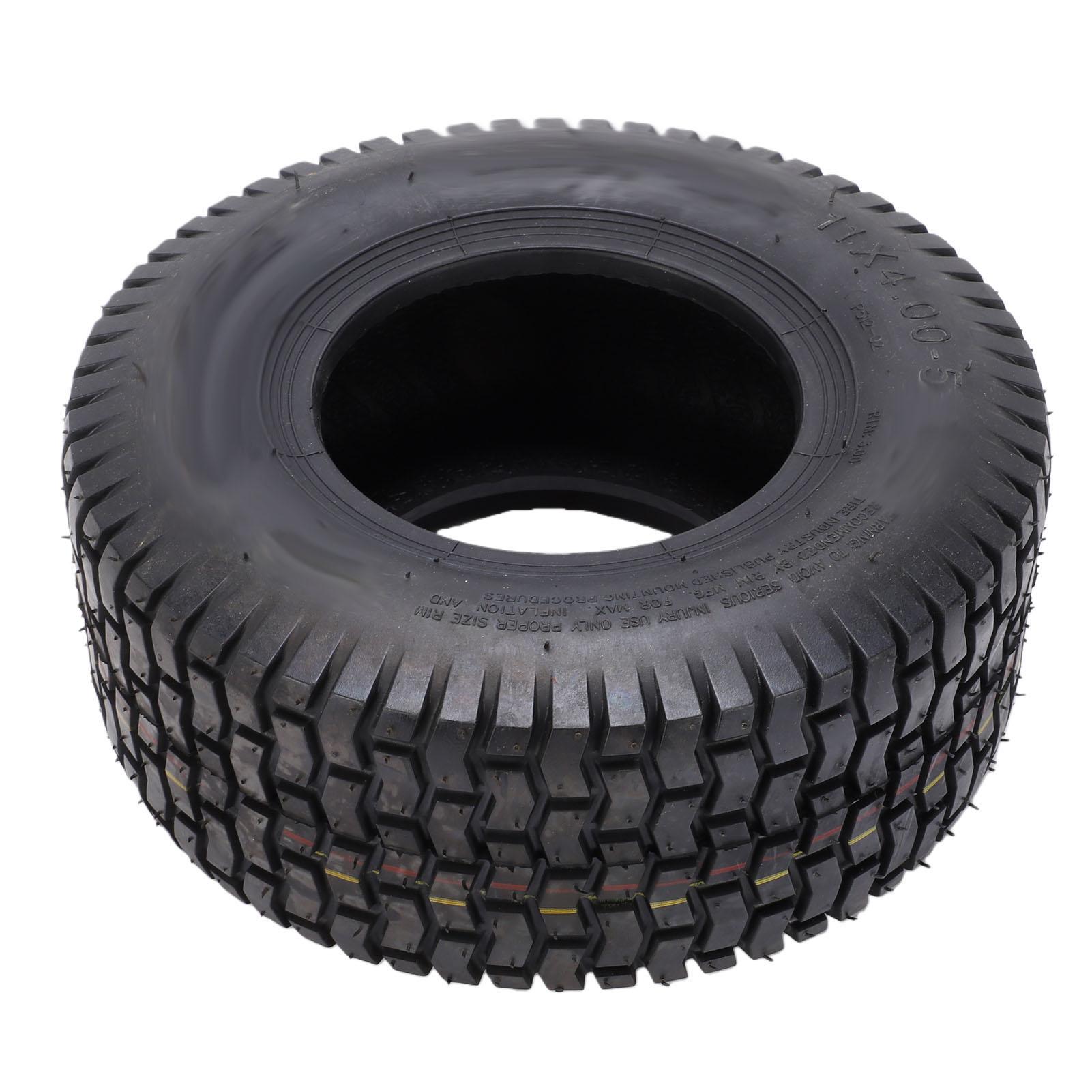 

11x4.00 5 Lawn Mower Tire Tubeless Rubber 4 Ply Tire Replacement For Riding Lawn Mower