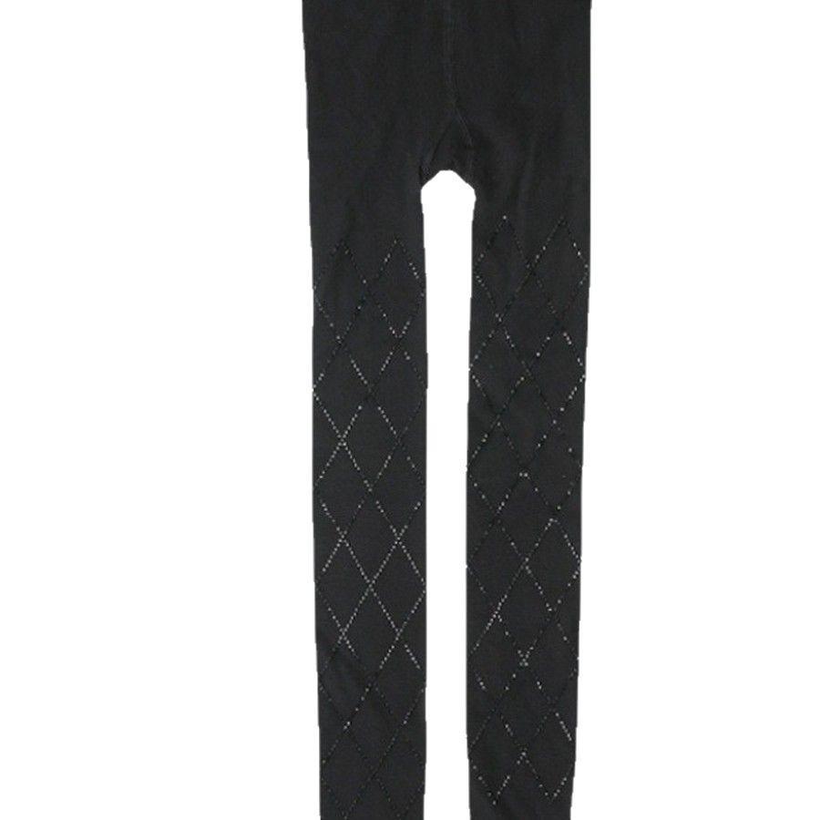 Sexy schwarze Rauten-Luxus-Strumpfhose mit Diamanten, ultradünne und dünne Anti-Haken-Strümpfe, sexy schwarze Seide dünn mit Füßen