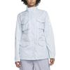 Nike Jackets Women's Light Gray Stand Collar Moderate Workwear DN1491-471