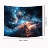 Riyidecor Galaxy Nebula Tapestry 59Wx51H Inch Outer Space Blue Starry Sky Night Fantasy Cosmic Universe Solar System Mystical Wall Hanging for Kids