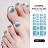 6Sheets Colorful Foot Nail Stickers Shimmering Glitter DIY Nail Art Supplies  Vacation