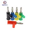 4MM Stackable Banana Plug Terminal Binding Post Electrical Connector Component DIY Tools 5 Colors