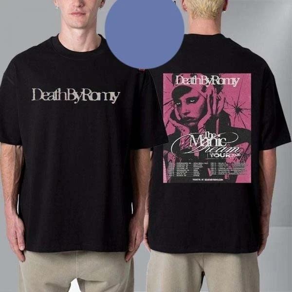 Death By Romy The Manic Dream Tour 2026 Schedule Tour Dates Unisex T-Shirt