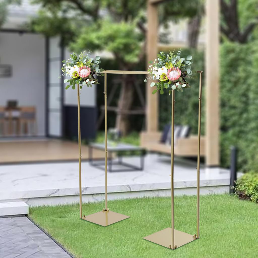 3.9ft Tall X 3.3ft Square Wedding Garden Arch Stand Suitable for Wedding Decoration New Year's Decoration