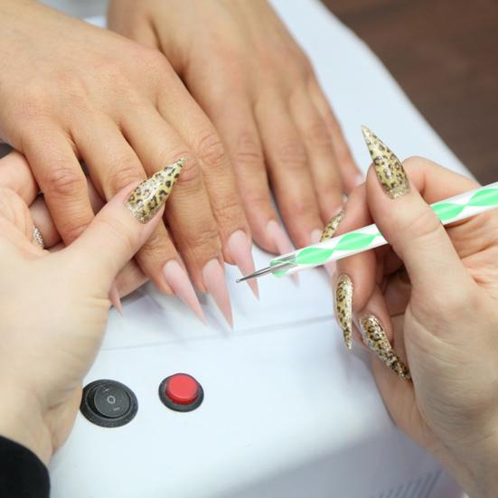 23-teiliges Maniküre-Stift-Set Nagelständer Pinzetten Doppelseitiges Nagelspitzenwerkzeug Nagelpinsel-Set für Nailart Professionelle Nageldesign-Werkzeuge