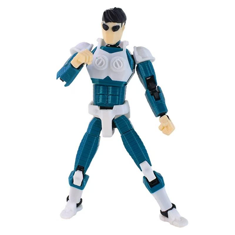 3D Printed Invincible Boy Invincible Mark Titan13 T13 Dummy13 Multi-Jointed Movable Action Figure Desktop Ornament