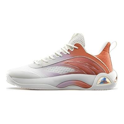 Cement Bubble 2.0 Teljesítményű Csúszásgátló Alacsony Szárú Kosárlabda Cipő Férfi sneaker Fehér Lila Narancs 112221610S-1