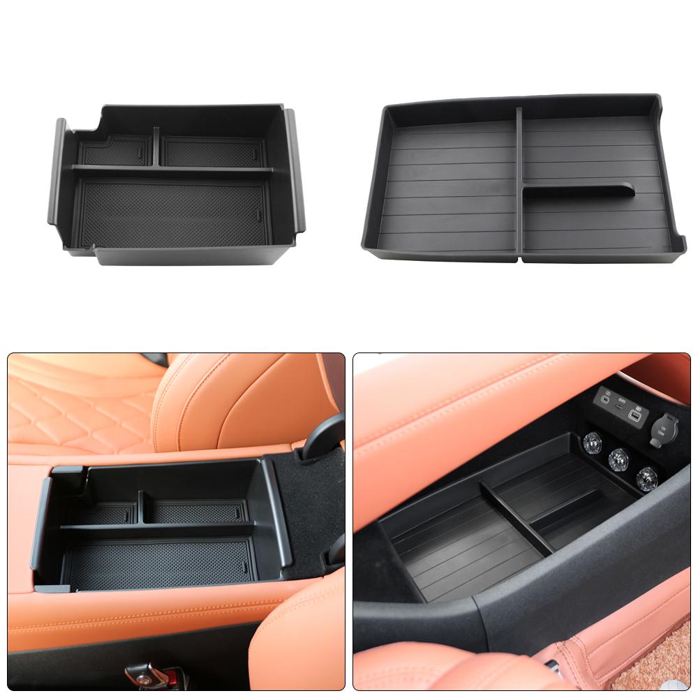 for BYD Sealion 07 2024 2025 Armrest Storage Box (Not Fit Korea)Center Console Layered Storage Box Cup Holder Modification