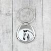 Andalusier - Schlüsselanhänger mit einem Pferd, Schlüsselanhänger mit einem Druck, personalisierter Anhänger von der Marke Art-Dog