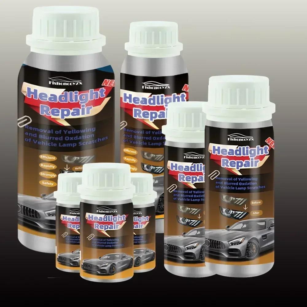 Polská sada na chemické leštění světlometů Tekutina na světlomety 200 ml Polymerní opravná tekutina Sada pro renovaci světlometů