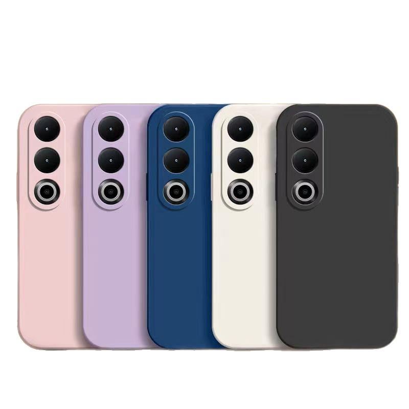 OnePlus Ace 3V Liquid Silicone Drop-proof Phone Case - Solid Color, Full Coverage, Skin-friendly, Simple Style