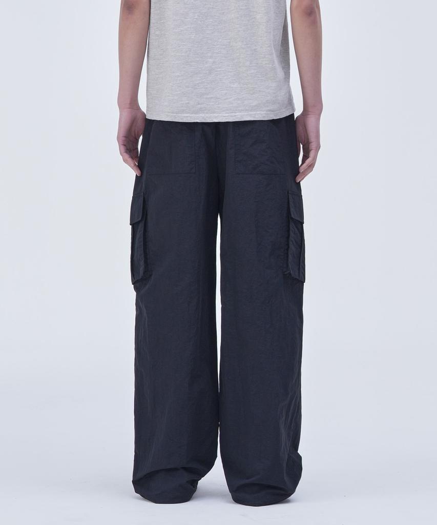 Peulojegteusseuli Solid String Nylon Pants [Black]_Cg2302