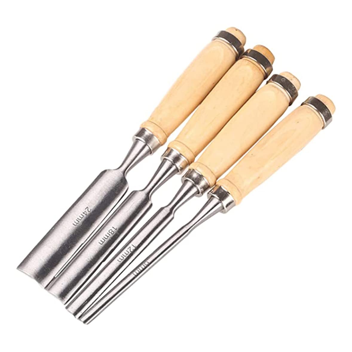 

Set of 4 Wood Carving Tools Half-Round Wood Chisel Woodworking Chisel Carved Chisel Woodworking Cutter Half-Circle Inner Cutter Other&Other