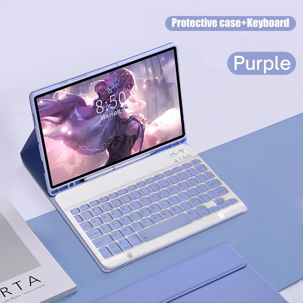 Nový kryt s klávesnicí řady S10 pro Samsung Galaxy Tab S10 FE Plus + 13.1 pro S10 Ultra Funda Klávesnice Nárazuvzdorný kryt tabletu