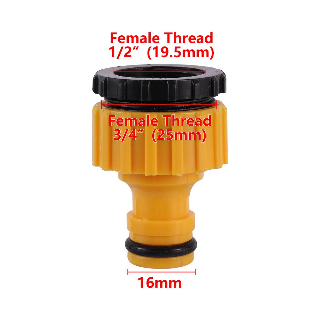 Garden Hose Quick Connector 1/2 3/4 1 Inch Pipe Coupler Stop Water Connector Repair Joint Drip Irrigation System 32/20/16mm Hose