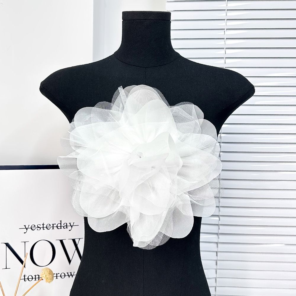 Multi-layer Yarn Vintage Lapel Pins Handmade Pin-Up Brooch Fashion Flower Brooch  for Women Girls